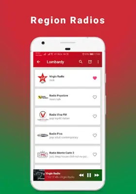 Italy Radio android App screenshot 2