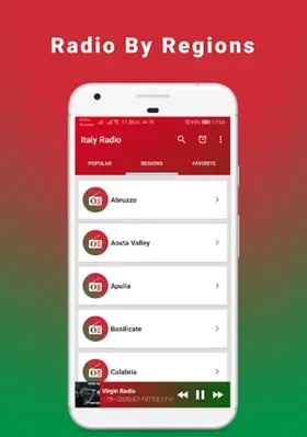 Italy Radio android App screenshot 3