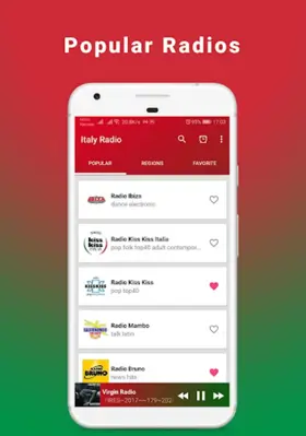 Italy Radio android App screenshot 5